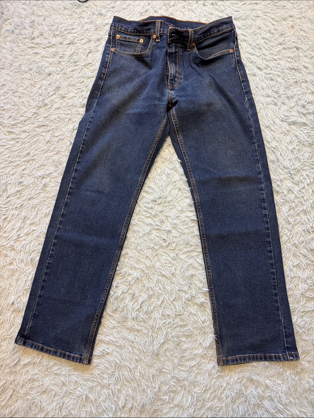 Levi's 505 Indigo Blue Straight Jeans 32x30. New